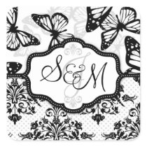 Butterfly Kisses Bold Monogram Sticker 2