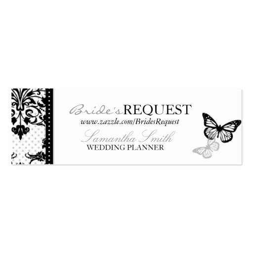 Butterfly Kisses Bold Skinny Business Card