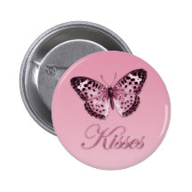 Butterfly Kisses Button