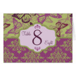 Butterfly Kisses Flirt Table Card 2