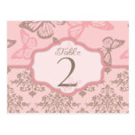 Butterfly Kisses Petal Table Postcard 2