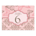 Butterfly Kisses Petal Table Postcard 6