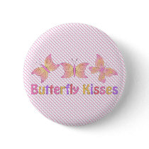 Butterfly Kisses Pinks buttons