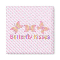 Butterfly Kisses Pinks magnets