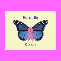 Butterfly Kisses Postcard postcards
