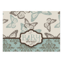 Butterfly Kisses Retro Reminder Notecard Business Card Templates