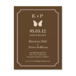 save the date postcard, wedding announcement, save