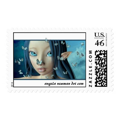 Butterfly Kisses Stamps by crazyjane