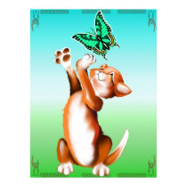 Butterfly Kitten Poster posters by MoreCats Butterfly Kitten Poster posters
