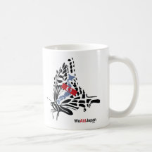 Butterfly&Koi 蝶と鯉 Mug