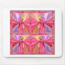 Butterfly Lampshade Pattern - RedRose Petal Art Mouse Pad