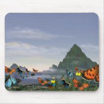 Butterfly Landscape mousepads