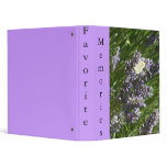 Butterfly, Lavender and Memories Album 3 Ring Binder
