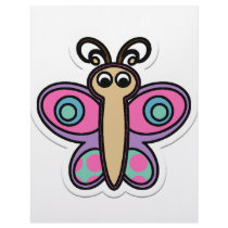 butterfly personalized letterhead
