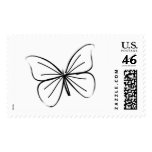 Butterfly Line Drawing Stamps