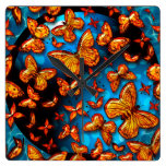 Butterfly Love 1 Wall Clock Options