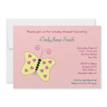 Butterfly Love Baby Shower Invitation