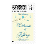 Butterfly Love Wedding Stamp
