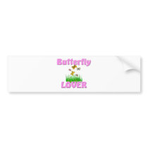 Butterfly Lover bumper stickers by AnimalShirts Butterfly Lover bumper stickers