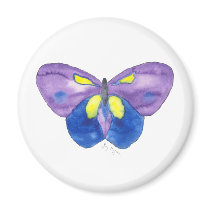 Butterfly Magnet by ginyhogan Butterfly Magnet