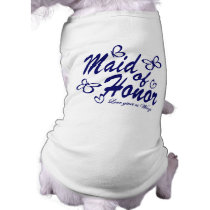 Butterfly/ Maid of Honor Doggie Shirt