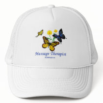 Butterfly Massage Therapist hats by medical_office_stuff Butterfly Massage Therapist hats