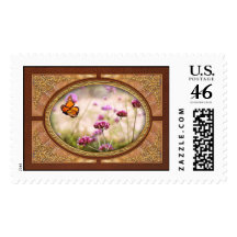 Butterfly - Monarach - The sweet life Postage Stamp