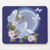 Butterfly Moon Beams mousepads by clotheshound Butterfly Moon Beams mousepads
