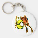 Butterfly Moon Bubbles Keychain