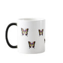 Butterfly Morphing mug CHANGES when hot!