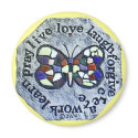 Butterfly Mosaic Magnet Word to Live By by skywatcher Butterfly Mosaic Magnet Word to Live By