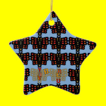 BUTTERFLY Mosaic Ornament 1 ornaments
