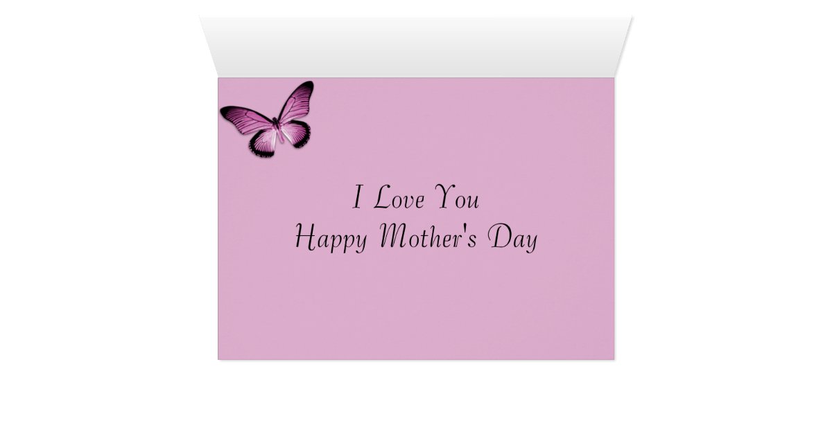 Butterfly Mother's Day Card | Zazzle