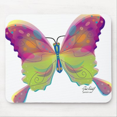 Butterfly Mousepad by justdahl