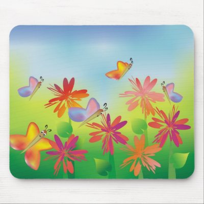 Butterfly Mousepad by Willowdesign
