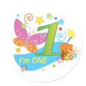 Butterfly: My first birthday stickers by adellaandmella Butterfly: My first birthday stickers
