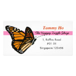 Butterfly Namecard Photo Greeting Card