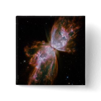 Butterfly Nebula Button button