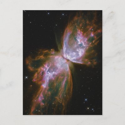 Butterfly Nebula NGC 6302 Bug Nebula Postcard