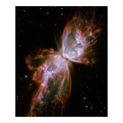 Butterfly Nebula image courtesy of Zazzle.com