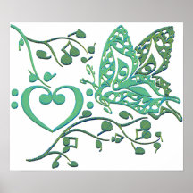 Butterfly_Notes Print