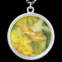 Butterfly Of Summer Wearable Art Necklace necklaces