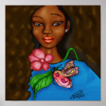 Butterfly of the islands poster