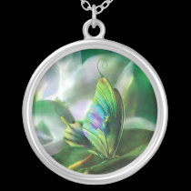 Butterfly Of The Magnolia Wearable Art Necklace necklaces