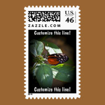 Butterfly on a Leaf stamps