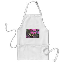 Butterfly on Azalea Bush Aprons