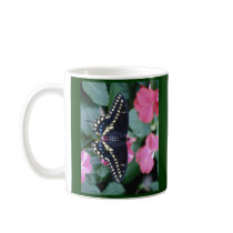 Butterfly on Flower mugs