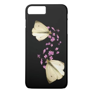 Butterfly on Flowers iPhone 7 Plus Case