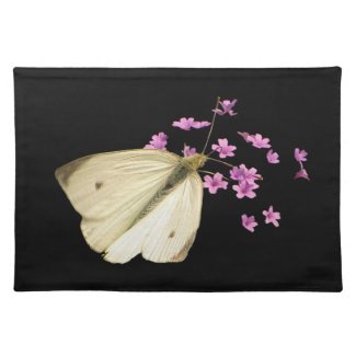 Butterfly on Flowers Placemat