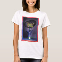 Butterfly on heel, A person who knows how to love  t-shirts